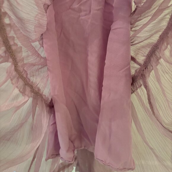 Windsor Purple Flowy Ruffle Dress – Size Small - Picture 6 of 6